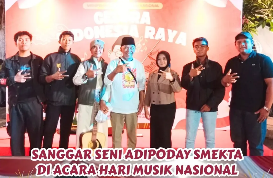 Sanggar Seni Adipoday SMEKTA Meriahkan Acara Hari Musik Nasional